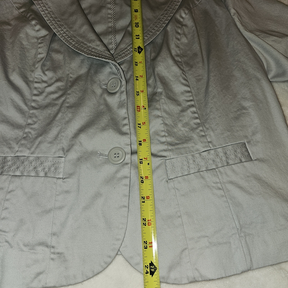 Lane‎ Bryant Women's Gray Jacket - Picture 9 of 14